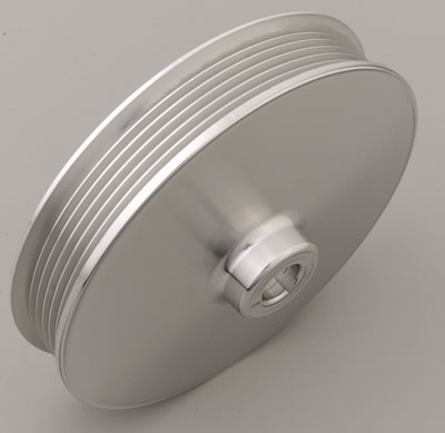 6 Rib Billet Serpentine PS Pulley 91-97 Mopar Magnum SB